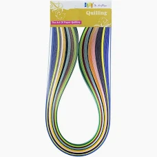 100 Pieces Multicolor Quilling Paper Strips - 5mm(Pack of 1)
